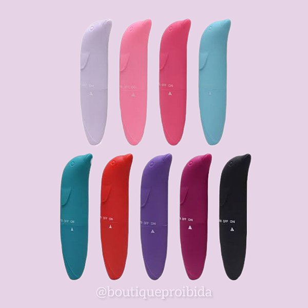 Vibrador Golfinho Aveludado