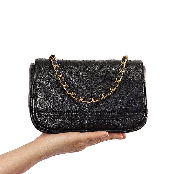 Bolsa Rafaela em couro legitimo