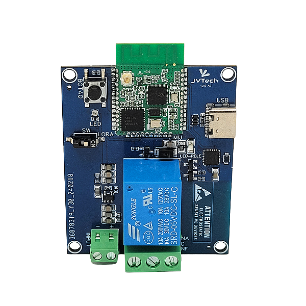 Placa de aplicação Relé JVTECH