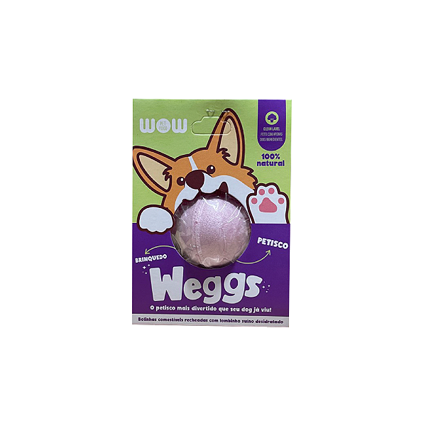Weggs (Cães) de Lombinho 1un - Wow
