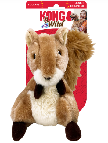 Pelúcia Kong Wild Low Stuff Esquilo Selvagem