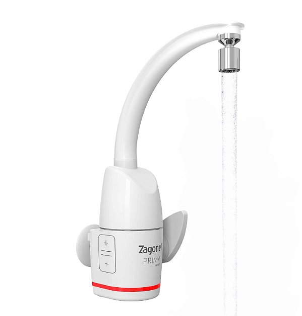 Torneira Prima Eletronica 5500W 220V Branca Zagonel