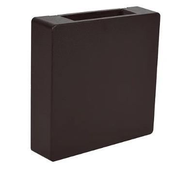 ARANDELA LED CLEAN SLIM 3W 3000K MARROM BLUMENAU