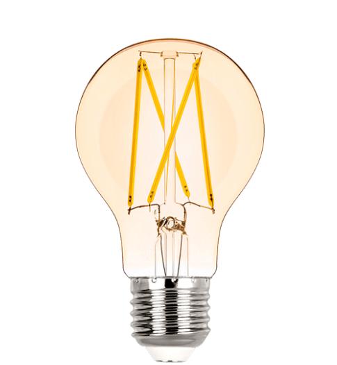 LAMPADA LED BOLINHA FILAMENTO 2W E27 AMBAR STELLA