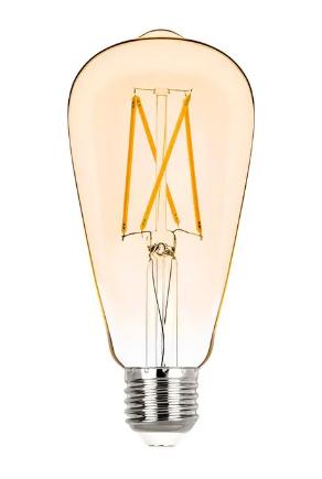LAMPADA LED FILAMENTO ST64 VINTAGE 2W E27  STELLA