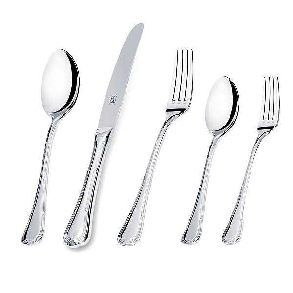 Faqueiro Hercules Aço Inox Croisé 130 Peças Sem Estojo Classico