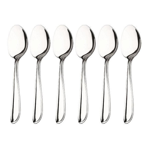 Kit 6 Colheres de Mesa Hercules Monterrey Aço Inox 1340-001