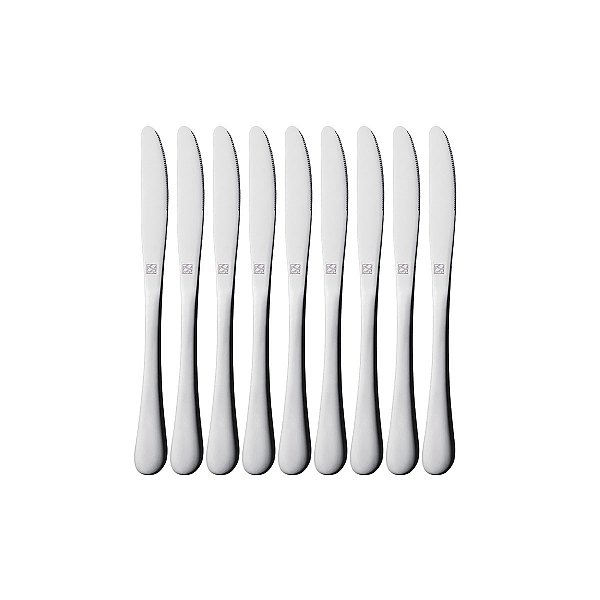 Kit 6 Facas de Sobremesa Hercules Olimpia Aço Inox 1555-006
