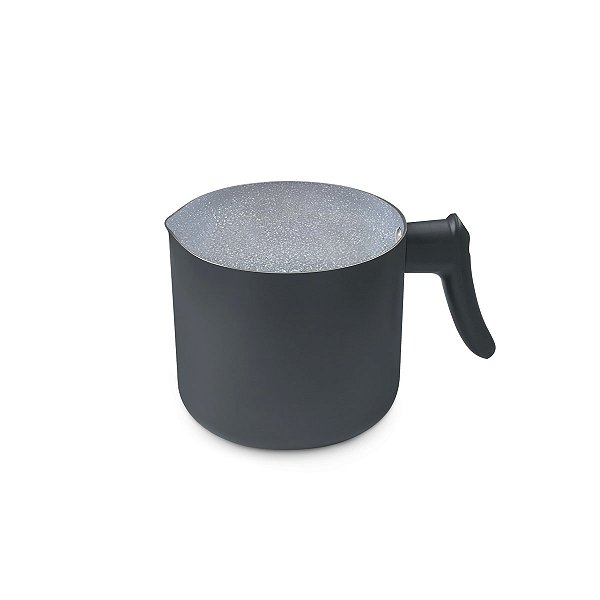 Fervedor Hercules Antiaderente Ceramica Soft Touch Cinza 12x10cm