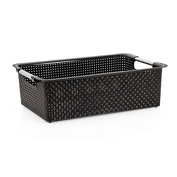 Cesto Organizador em Rattan Marrom 04