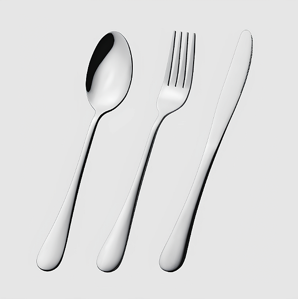 Faqueiro Hercules Inox Olimpia 42 Peças Com Estojo De Madeira