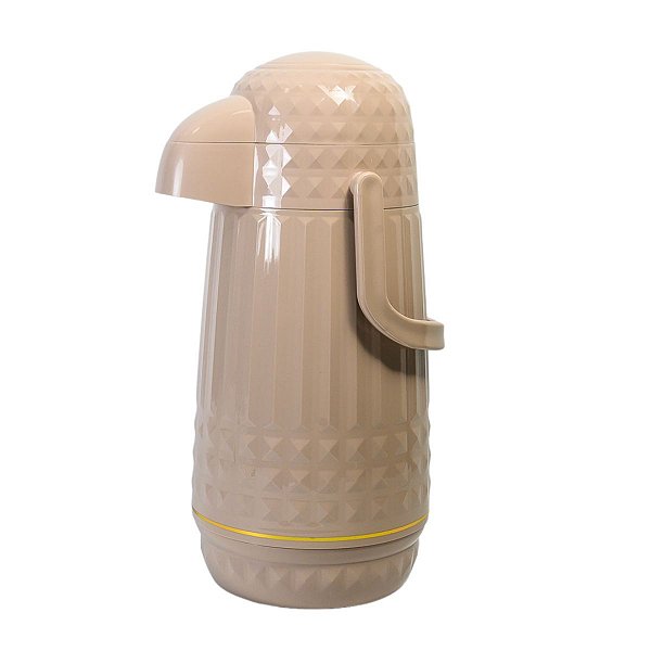 Garrafa Térmica Mb Home Classic Valentina Bege Areia 1L