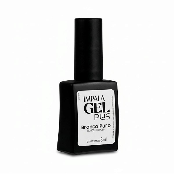 Esmalte Gel Plus Impala Cremoso Branco Puro