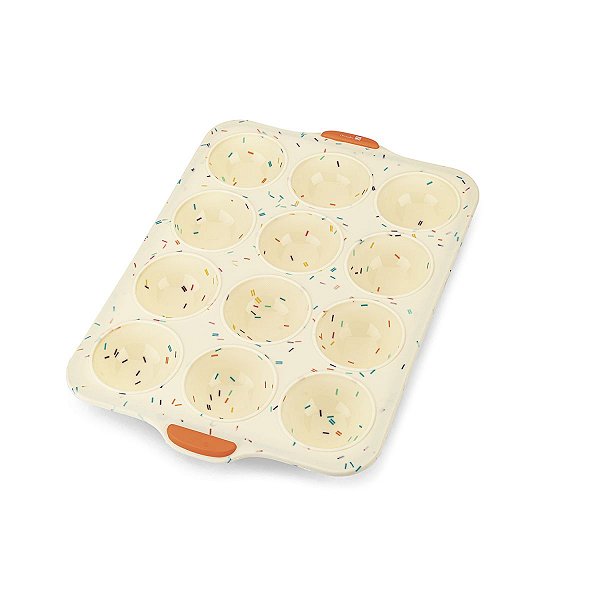 Forma de Silicone para Muffins Hercules 12 Cavidades 35x25cm Bakery