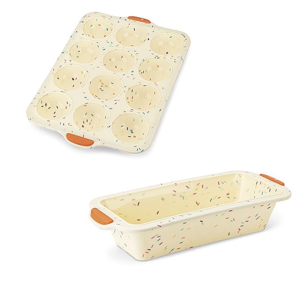 Kit 2 Formas de Silicone Hercules Bakery