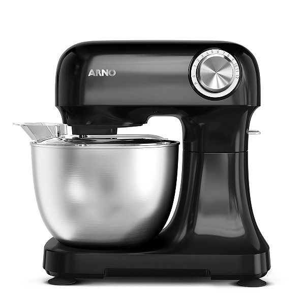 Batedeira Planetária Arno Bake Easy KM10 500w 12 Velocidades Preta 110V