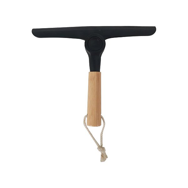 Rodo de Pia Doblável Oikos com Cabo de Bambu Preto