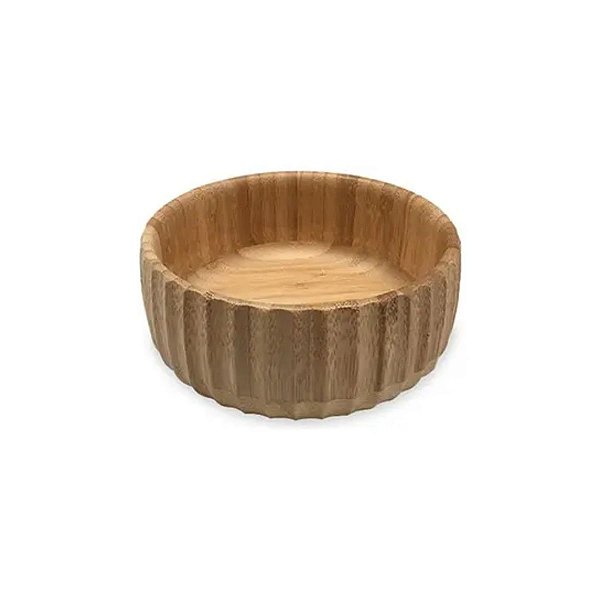 Bowl Canelado De Bambu Oikos Médio (19cm)