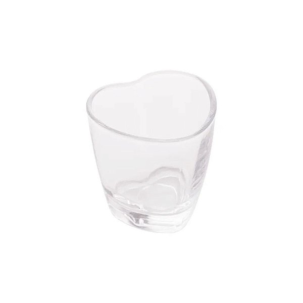 Copo de Shot de Vidro Lyor Coração 50ml