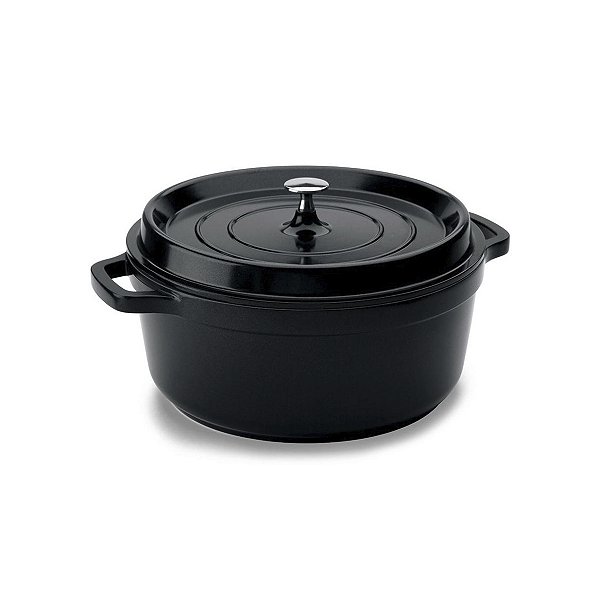 Caçarola Hercules Revestimento Ceramico Indução Preta 1,3L 16X8CM
