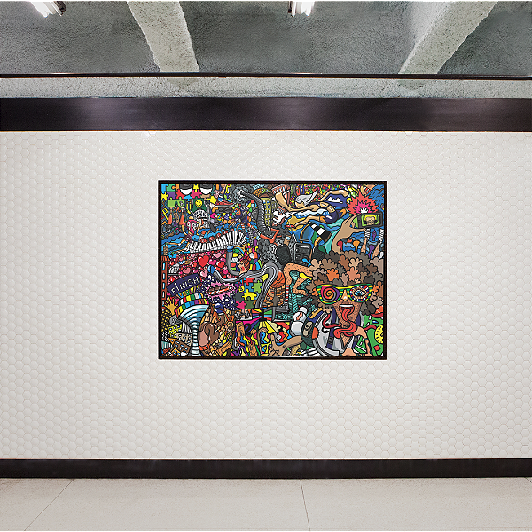 Quadro Canvas Street Art