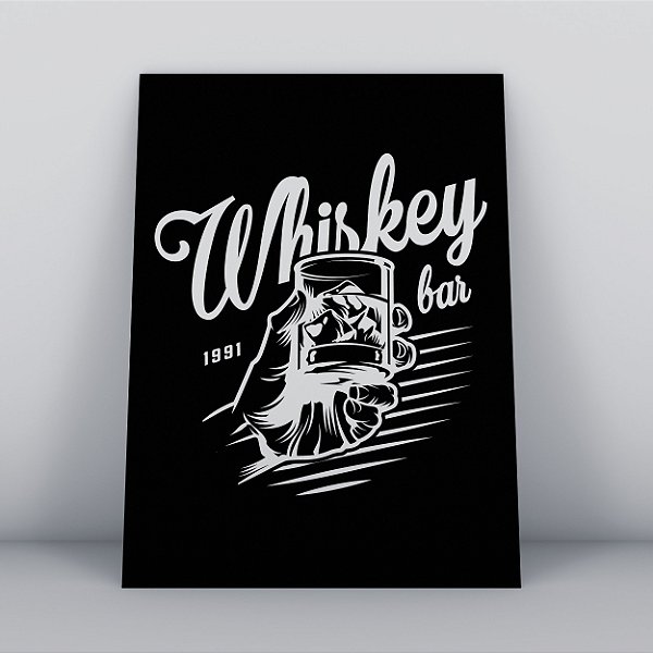 Quadro Canvas  Whisky Bar (01)