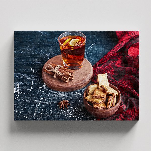 Quadro Canvas  Whisky com Canela