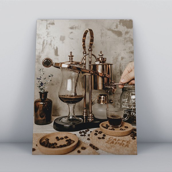 Quadro Canvas Café na Taça