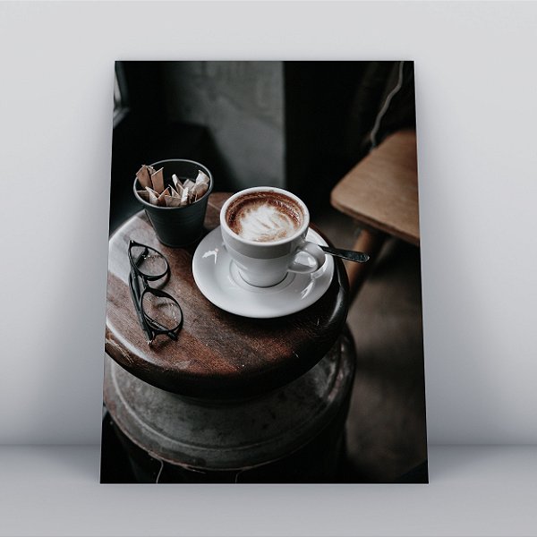 Quadro Canvas Café Solitário