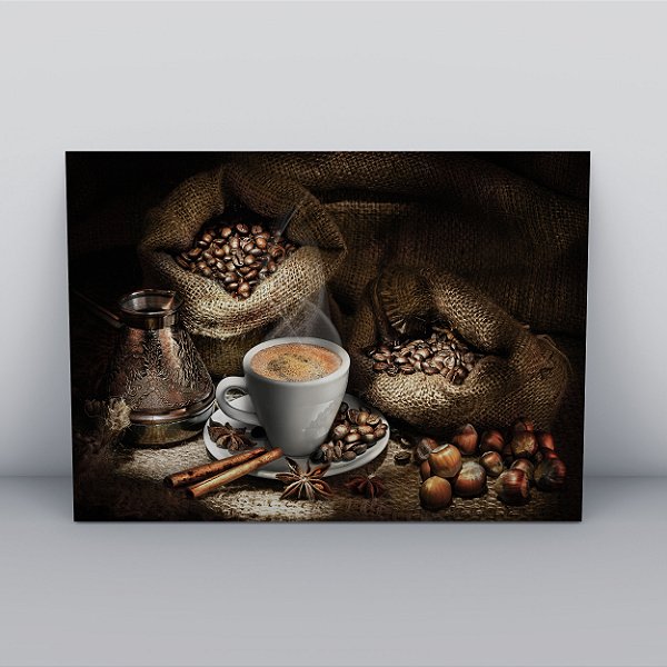 Quadro Canvas Sacas De Café