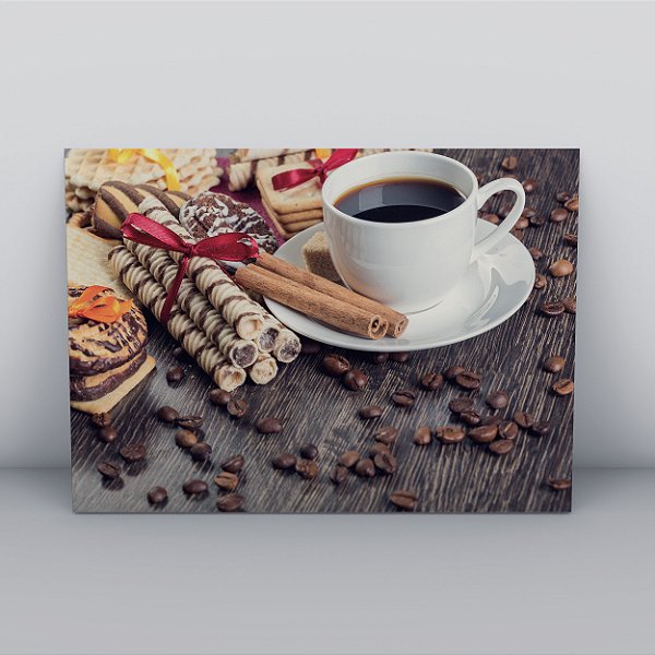 Quadro Canvas Café da tarde