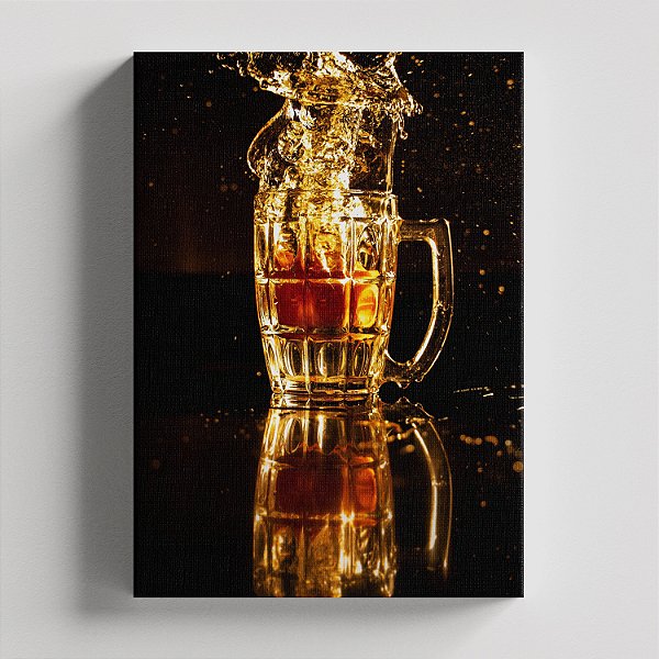 Quadro Canvas Copão de Cerveja