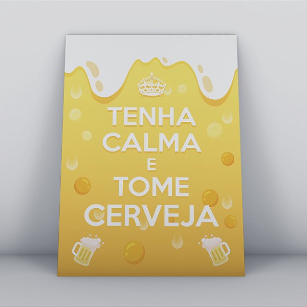 Quadro Canvas Tome Cerveja