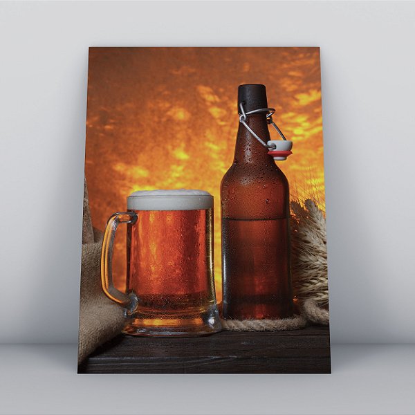 Quadro Canvas Litrão Cerveja
