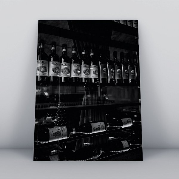 Quadro Canvas Coleção de vinho