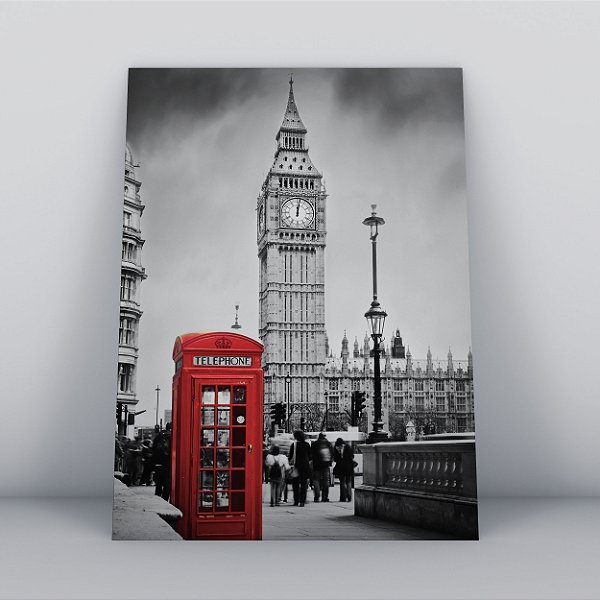 Quadro Canvas Cabine Telefônica