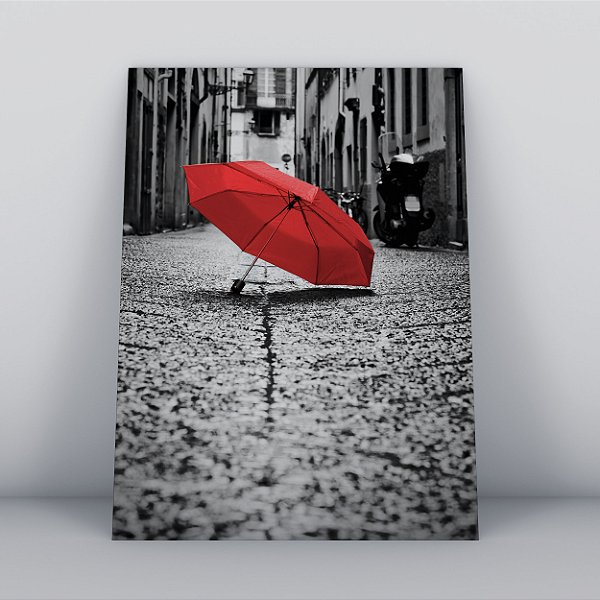 Quadro Canvas Guarda Chuva