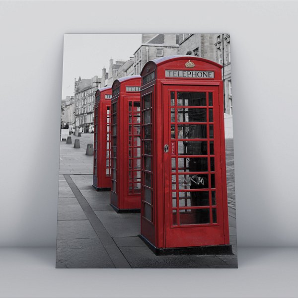 Quadro Canvas Conjuto de Cabines