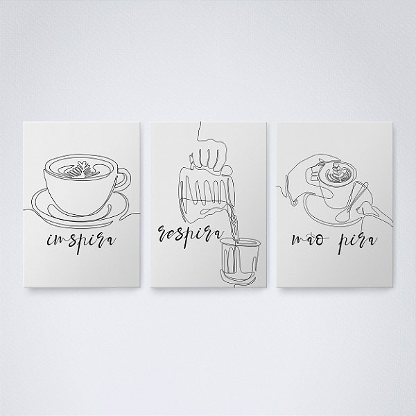 Trio Quadro Canvas Insp, Resp, M Pira