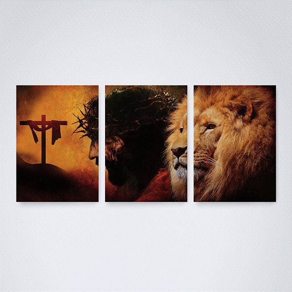 Trio Quadro Canvas Salvação
