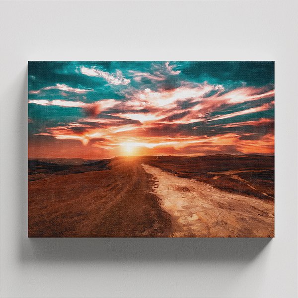 Quadro Canvas Natureza Nascer do Sol