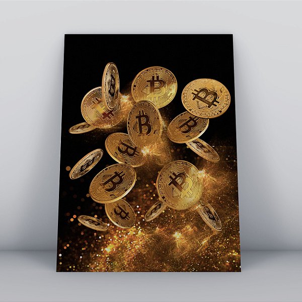 Quadro Canvas Bitcoin