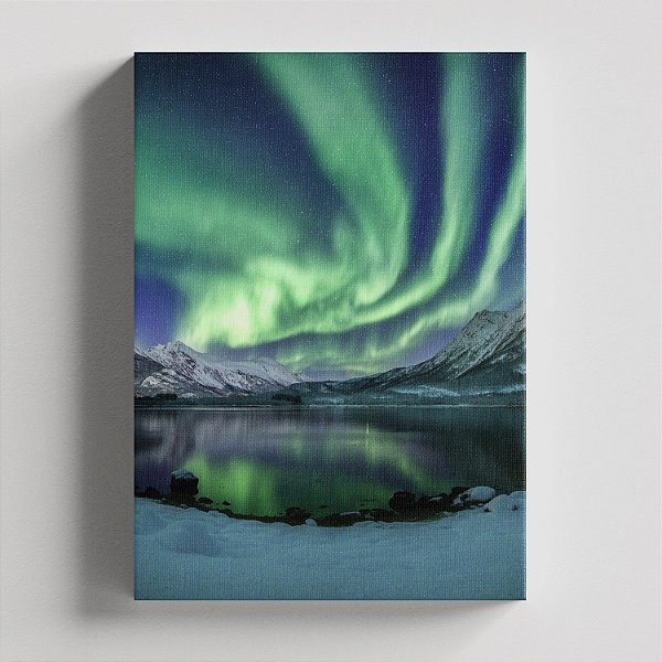 Quadro Canvas Aurora Boreal