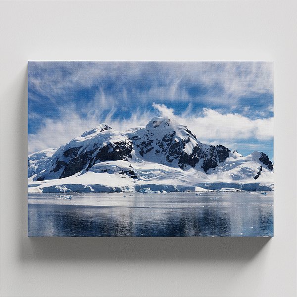 Quadro Canvas Paisagem - Neve
