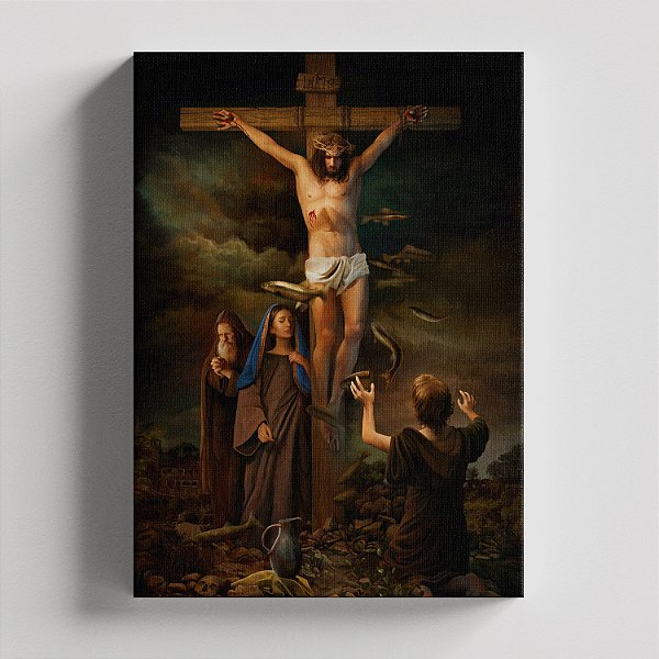 Quadro Canvas Jesus na Cruz