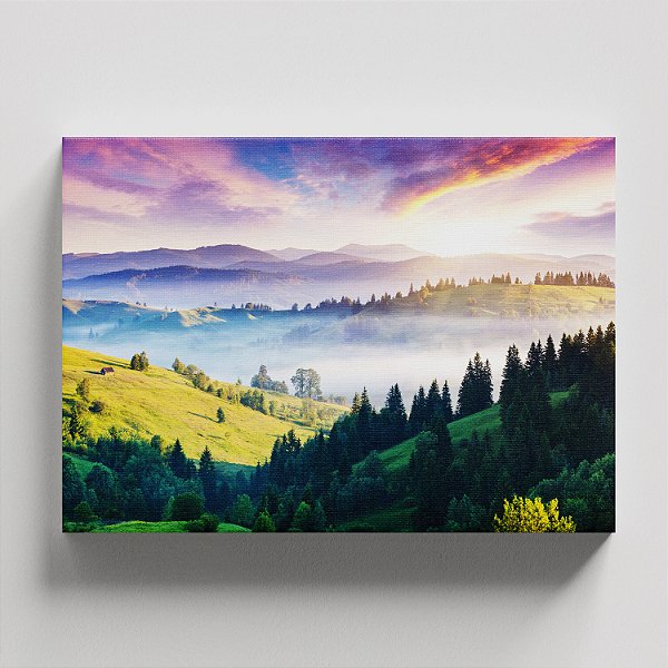 Quadro Canvas Paisagem - Colinas