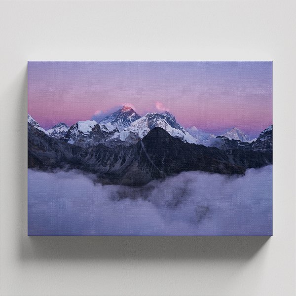 Quadro Canvas Montanha Congelada