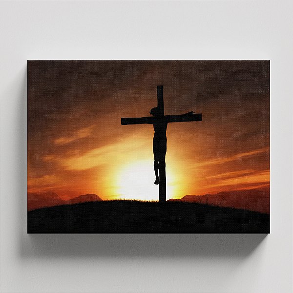 Quadro Canvas Cristo na Cruz