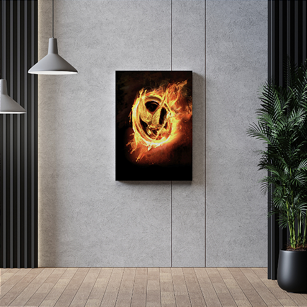 Quadro Canvas Tordo Fogo