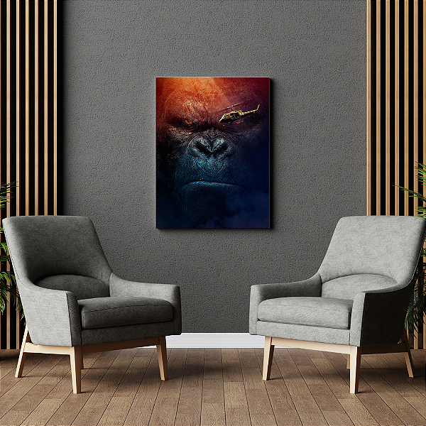 Quadro Canvas - Gorila Selvagem